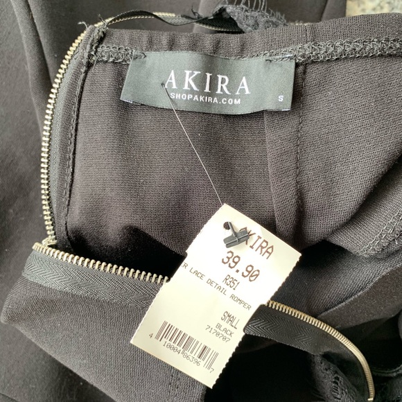 AKIRA Lace Back Romper - Picture 6 of 8